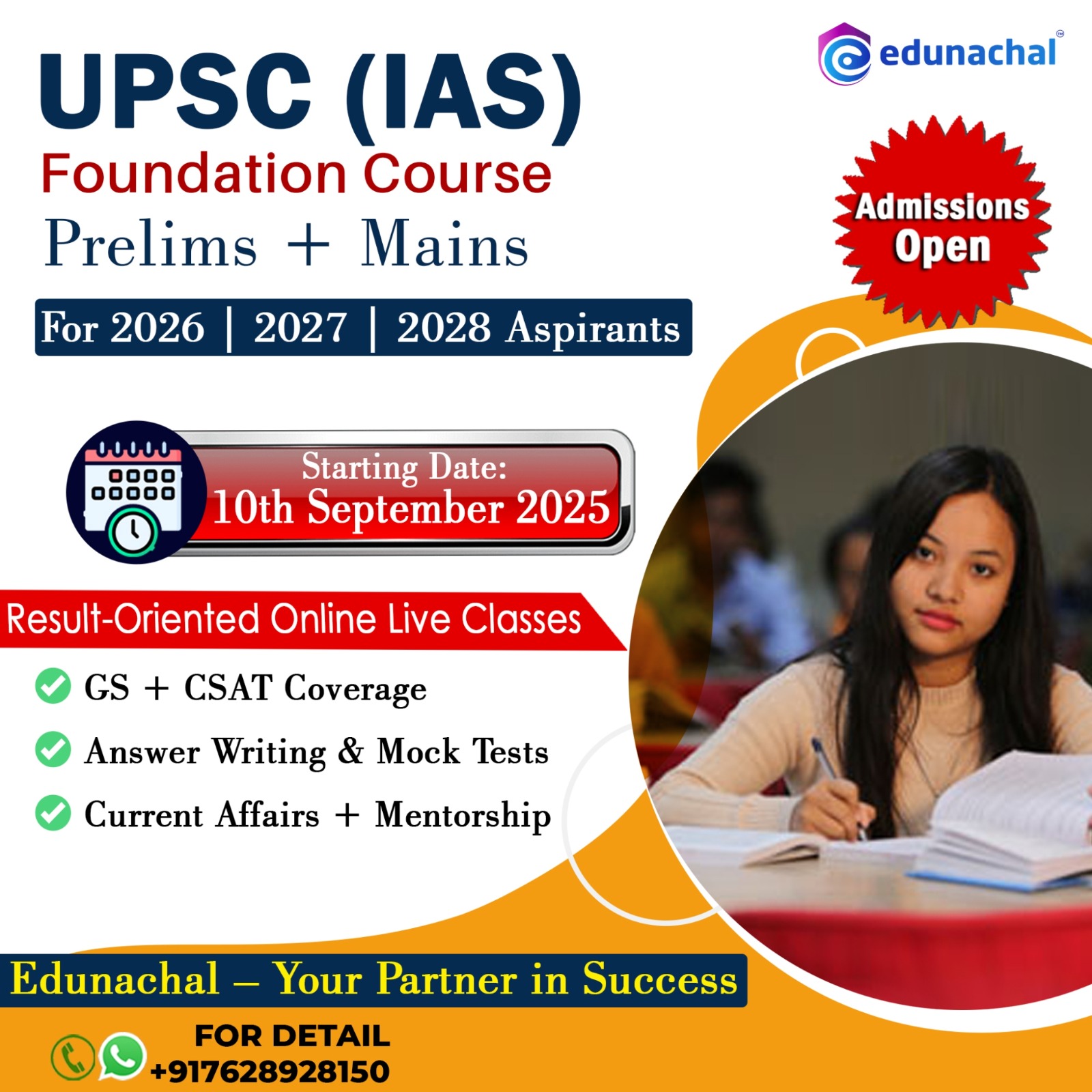 UPSC Classes — Foundation to Advanced